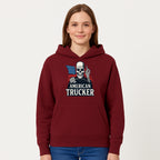 American Trucker Skeleton Graphic Tee - Bold Skull Design with Flag Print for Truck Drivers and Cycling Enthusiasts - Hoodie 1758556406831.jpg