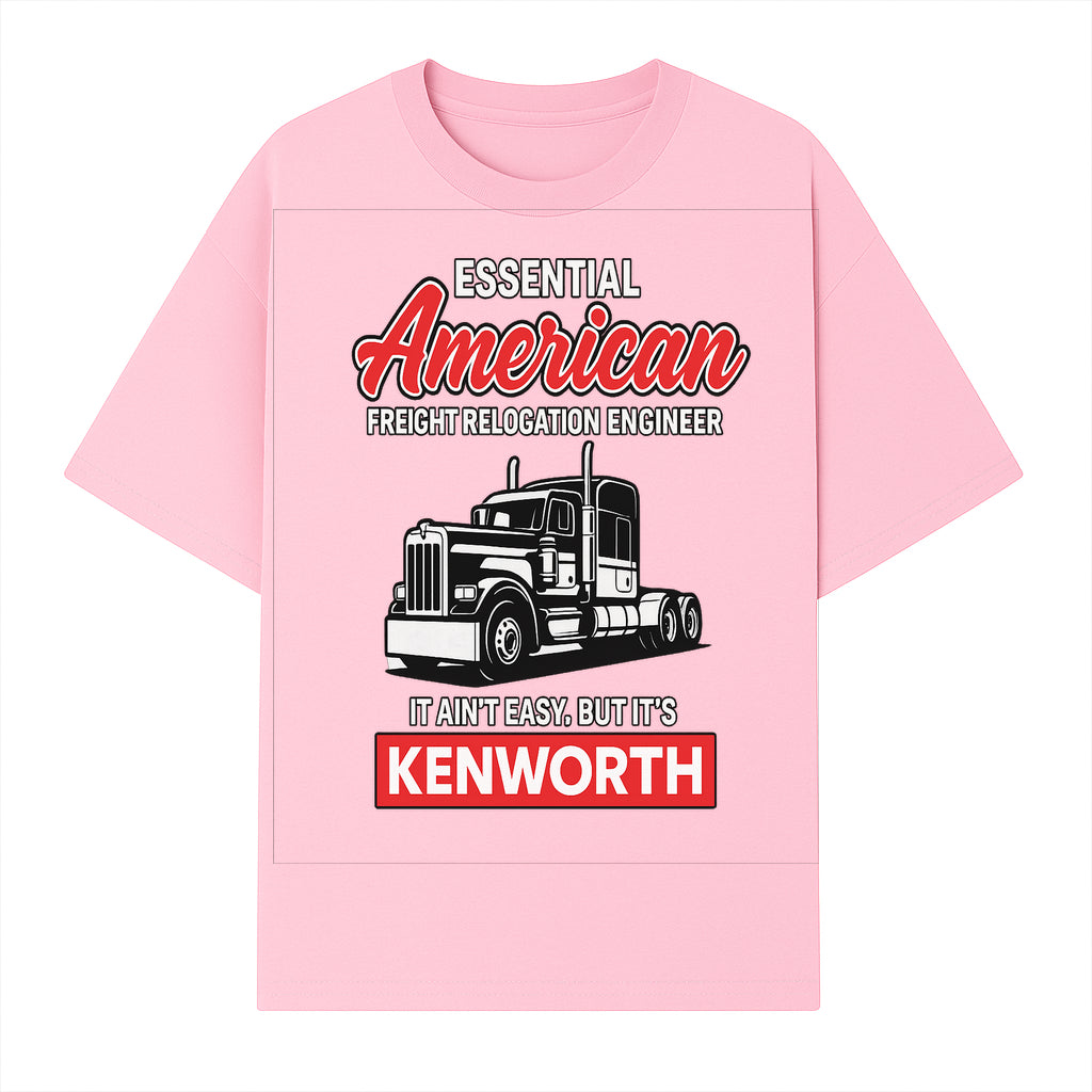 American Freight Relocation Engineer T-Shirt | Kenworth Truck Design | Trucking Gifts for Drivers | Essential Worker Apparel - T-shirt 1758556407171.jpg
