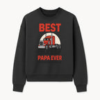 Best Truckin' Papa Ever T-Shirt | Gift for Truck Drivers | Father's Day Apparel | Red Truck Graphic Tee - Sweatshirt 1758556408630.jpg