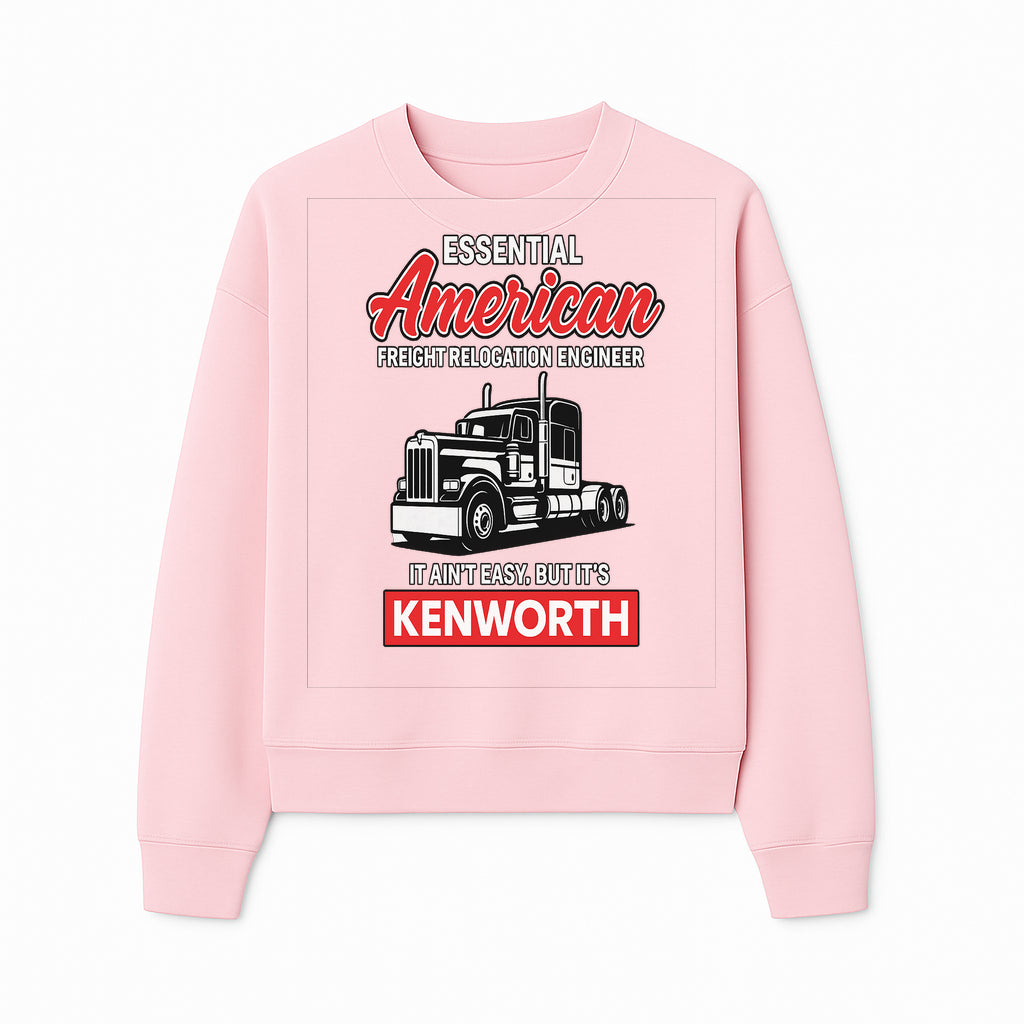 American Freight Relocation Engineer T-Shirt | Kenworth Truck Design | Trucking Gifts for Drivers | Essential Worker Apparel - Sweatshirt 1758556410125.jpg