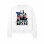 American Trucker Skeleton Graphic Tee - Bold Skull Design with Flag Print for Truck Drivers and Cycling Enthusiasts - Sweatshirt 1758556411403.jpg