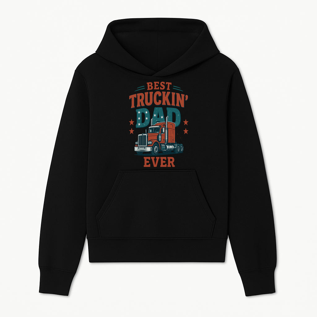 Best Truckin' Dad Ever Vintage Graphic Tee, Truck Driver Gift, Father's Day Apparel, Cool Dad Shirt, Heavy-Duty Design - Hoodie 1758556412913.jpg