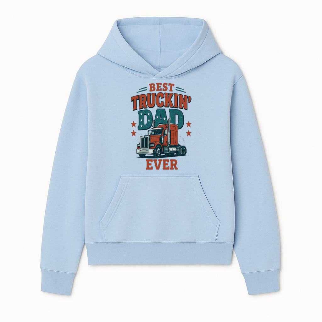 Best Truckin' Dad Ever Vintage Graphic Tee, Truck Driver Gift, Father's Day Apparel, Cool Dad Shirt, Heavy-Duty Design - Hoodie 1758556413404.jpg