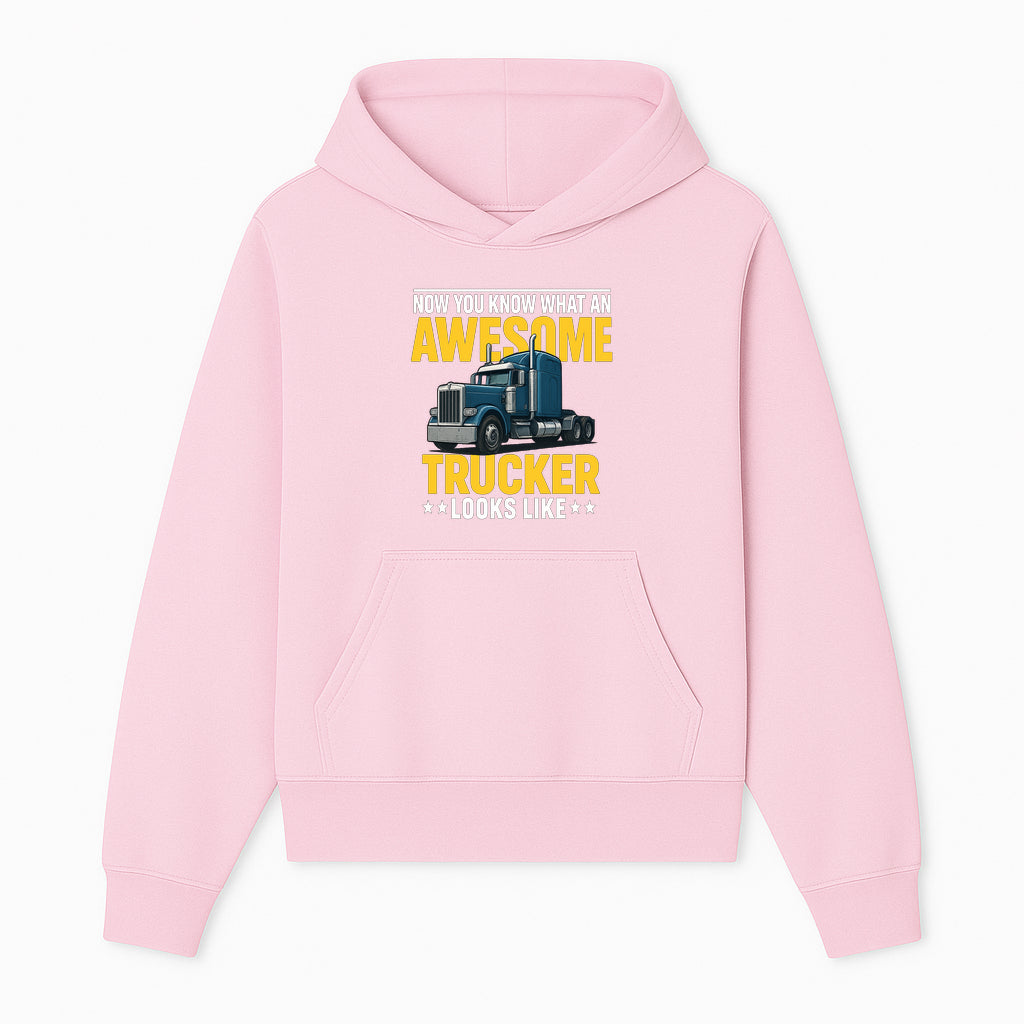 Awesome Trucker Graphic Tee | Perfect Gift for Truck Drivers | Fun Trucking Apparel | Bold Statement Shirt for Truck Lovers - Hoodie 1758556414121.jpg