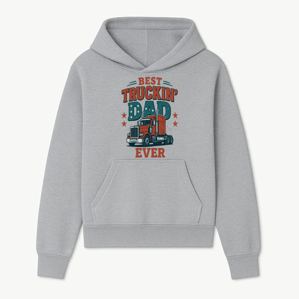 Best Truckin' Dad Ever Vintage Graphic Tee, Truck Driver Gift, Father's Day Apparel, Cool Dad Shirt, Heavy-Duty Design - Hoodie 1758556414157.jpg