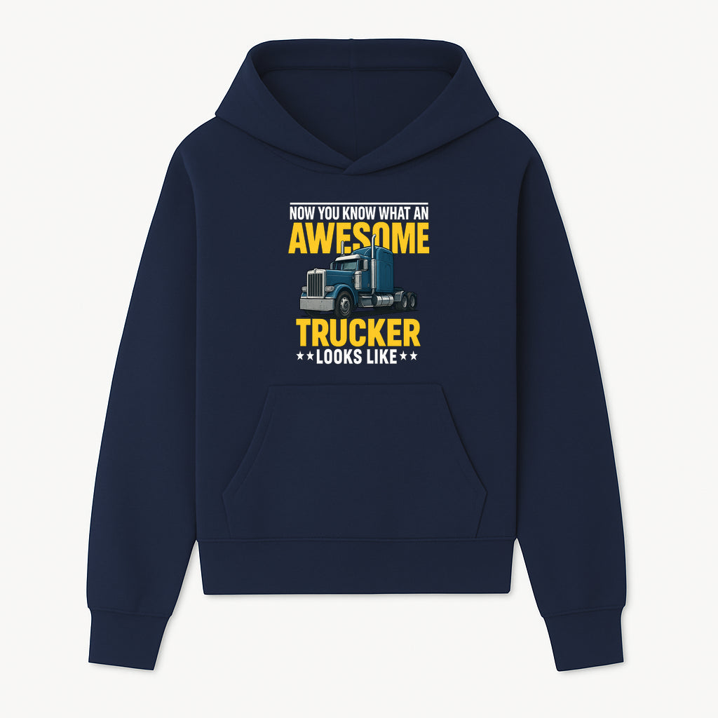 Awesome Trucker Graphic Tee | Perfect Gift for Truck Drivers | Fun Trucking Apparel | Bold Statement Shirt for Truck Lovers - Hoodie 1758556414442.jpg
