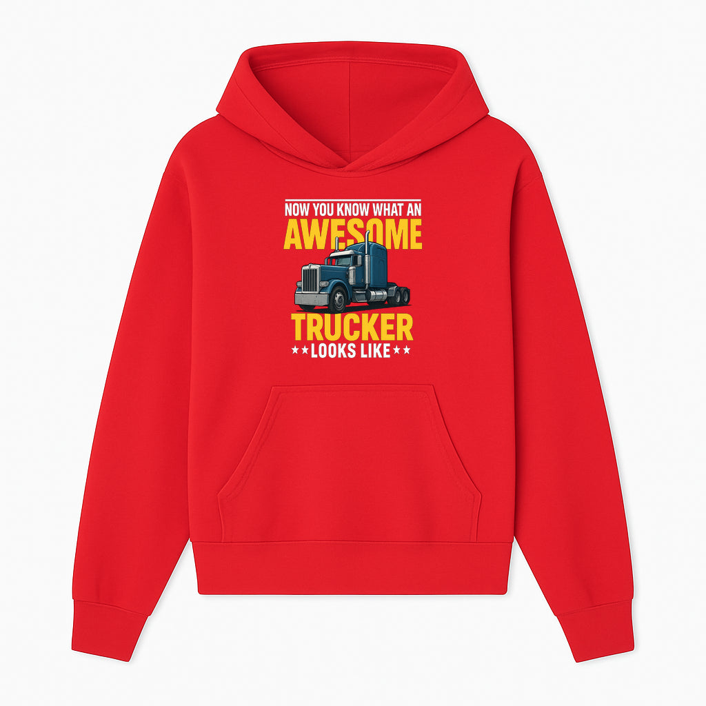 Awesome Trucker Graphic Tee | Perfect Gift for Truck Drivers | Fun Trucking Apparel | Bold Statement Shirt for Truck Lovers - Hoodie 1758556414588.jpg