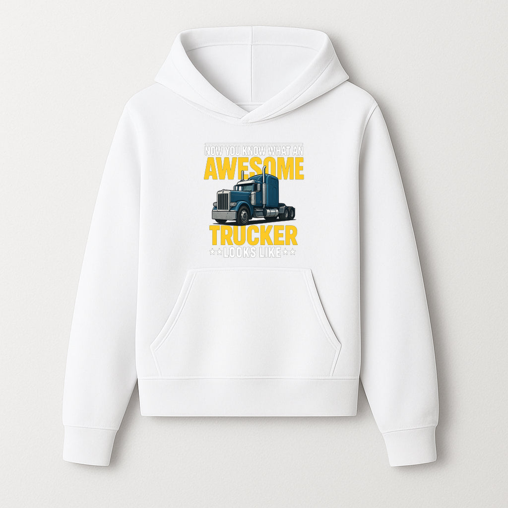 Awesome Trucker Graphic Tee | Perfect Gift for Truck Drivers | Fun Trucking Apparel | Bold Statement Shirt for Truck Lovers - Hoodie 1758556414900.jpg
