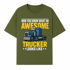 Awesome Trucker Graphic Tee | Perfect Gift for Truck Drivers | Fun Trucking Apparel | Bold Statement Shirt for Truck Lovers - T-shirt 1758556416632.jpg