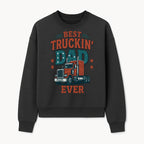 Best Truckin' Dad Ever Vintage Graphic Tee, Truck Driver Gift, Father's Day Apparel, Cool Dad Shirt, Heavy-Duty Design - Sweatshirt 1758556418689.jpg