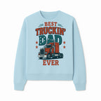 Best Truckin' Dad Ever Vintage Graphic Tee, Truck Driver Gift, Father's Day Apparel, Cool Dad Shirt, Heavy-Duty Design - Sweatshirt 1758556419088.jpg