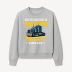 Awesome Trucker Graphic Tee | Perfect Gift for Truck Drivers | Fun Trucking Apparel | Bold Statement Shirt for Truck Lovers - Sweatshirt 1758556419552.jpg