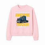 Awesome Trucker Graphic Tee | Perfect Gift for Truck Drivers | Fun Trucking Apparel | Bold Statement Shirt for Truck Lovers - Sweatshirt 1758556419800.jpg