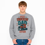 Best Truckin' Dad Ever Vintage Graphic Tee, Truck Driver Gift, Father's Day Apparel, Cool Dad Shirt, Heavy-Duty Design - Sweatshirt 1758556420950.jpg