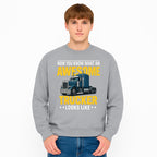 Awesome Trucker Graphic Tee | Perfect Gift for Truck Drivers | Fun Trucking Apparel | Bold Statement Shirt for Truck Lovers - Sweatshirt 1758556421625.jpg