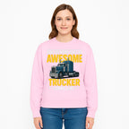 Awesome Trucker Graphic Tee | Perfect Gift for Truck Drivers | Fun Trucking Apparel | Bold Statement Shirt for Truck Lovers - Sweatshirt 1758556421761.jpg