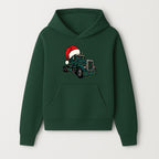 Christmas Truck Design with Lights and Santa Hat, Festive Holiday Decor for Truck Lovers, Winter Truck Art Print, Merry Christmas Gift - Hoodie 1758556421824.jpg