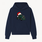 Christmas Truck Design with Lights and Santa Hat, Festive Holiday Decor for Truck Lovers, Winter Truck Art Print, Merry Christmas Gift - Hoodie 1758556422456.jpg