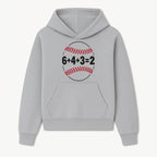 Baseball Math Design T-Shirt, Funny Sports Equation Gift for Players, Coaches, and Fans, Unique Red and Black Graphic Tee - Hoodie 1758558718679.jpg