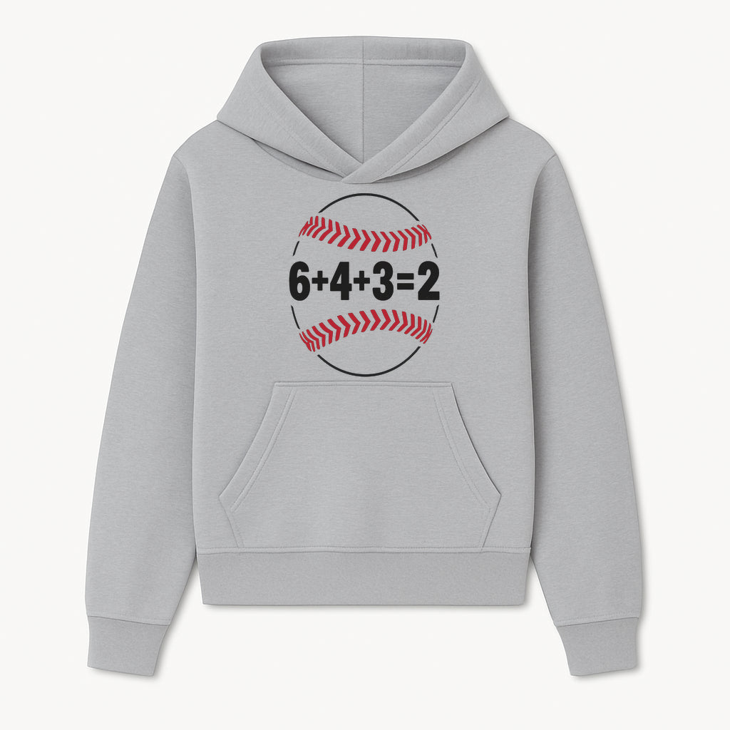 Baseball Math Design T-Shirt, Funny Sports Equation Gift for Players, Coaches, and Fans, Unique Red and Black Graphic Tee - Hoodie 1758558718679.jpg