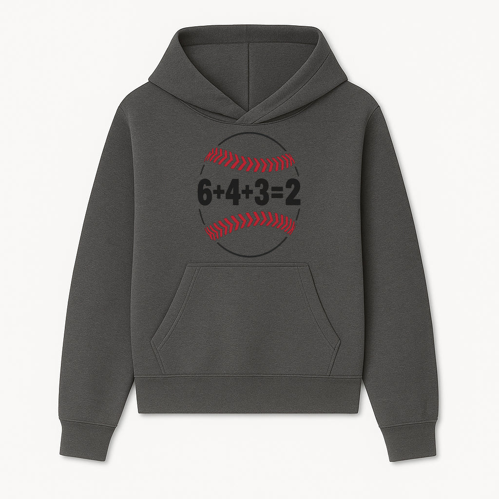 Baseball Math Design T-Shirt, Funny Sports Equation Gift for Players, Coaches, and Fans, Unique Red and Black Graphic Tee - Hoodie 1758558718982.jpg