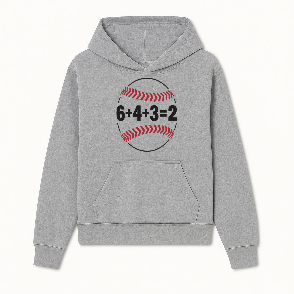 Baseball Math Design T-Shirt, Funny Sports Equation Gift for Players, Coaches, and Fans, Unique Red and Black Graphic Tee - Hoodie 1758558719288.jpg