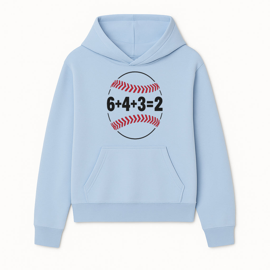 Baseball Math Design T-Shirt, Funny Sports Equation Gift for Players, Coaches, and Fans, Unique Red and Black Graphic Tee - Hoodie 1758558719414.jpg