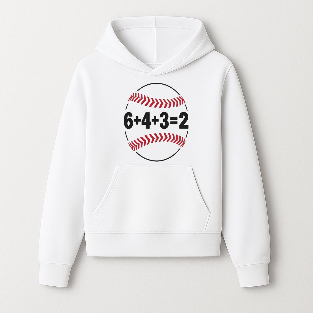 Baseball Math Design T-Shirt, Funny Sports Equation Gift for Players, Coaches, and Fans, Unique Red and Black Graphic Tee - Hoodie 1758558720287.jpg