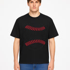 Baseball Math Design T-Shirt, Funny Sports Equation Gift for Players, Coaches, and Fans, Unique Red and Black Graphic Tee - T-shirt 1758558724317.jpg