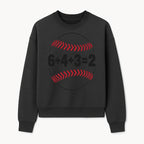 Baseball Math Design T-Shirt, Funny Sports Equation Gift for Players, Coaches, and Fans, Unique Red and Black Graphic Tee - Sweatshirt 1758558724885.jpg