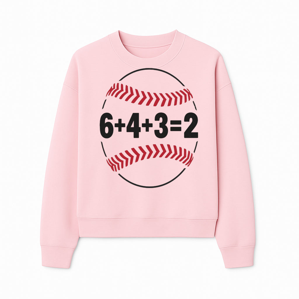 Baseball Math Design T-Shirt, Funny Sports Equation Gift for Players, Coaches, and Fans, Unique Red and Black Graphic Tee - Sweatshirt 1758558725397.jpg