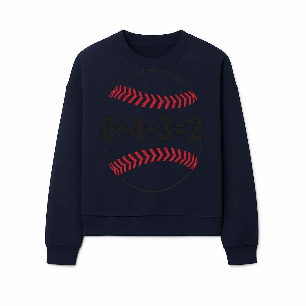 Baseball Math Design T-Shirt, Funny Sports Equation Gift for Players, Coaches, and Fans, Unique Red and Black Graphic Tee - Sweatshirt 1758558725687.jpg