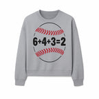Baseball Math Design T-Shirt, Funny Sports Equation Gift for Players, Coaches, and Fans, Unique Red and Black Graphic Tee - Sweatshirt 1758558725979.jpg