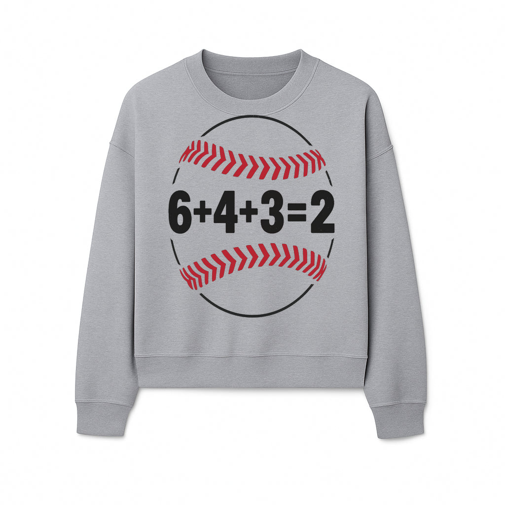 Baseball Math Design T-Shirt, Funny Sports Equation Gift for Players, Coaches, and Fans, Unique Red and Black Graphic Tee - Sweatshirt 1758558725979.jpg