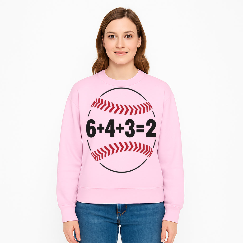 Baseball Math Design T-Shirt, Funny Sports Equation Gift for Players, Coaches, and Fans, Unique Red and Black Graphic Tee - Sweatshirt 1758558727396.jpg
