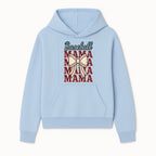 Baseball Mama T-Shirt with Bow, Cute Baseball Mom Graphic Tee, Softball Cheer Design for Sports Lovers and Fan Gifts - Hoodie 1758558729463.jpg