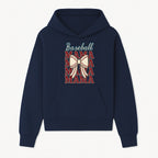 Baseball Mama T-Shirt with Bow, Cute Baseball Mom Graphic Tee, Softball Cheer Design for Sports Lovers and Fan Gifts - Hoodie 1758558729852.jpg