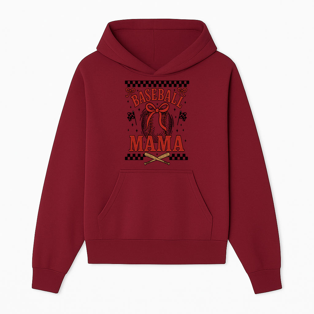 Baseball Mama Graphic Tee - Cute Sports Shirt for Baseball Moms, Softball Mom Gift, Vintage Style, Perfect for Game Day - Hoodie 1758558731962.jpg