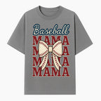 Baseball Mama T-Shirt with Bow, Cute Baseball Mom Graphic Tee, Softball Cheer Design for Sports Lovers and Fan Gifts - T-shirt 1758558732183.jpg