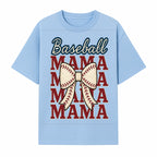 Baseball Mama T-Shirt with Bow, Cute Baseball Mom Graphic Tee, Softball Cheer Design for Sports Lovers and Fan Gifts - T-shirt 1758558732304.jpg
