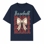 Baseball Mama T-Shirt with Bow, Cute Baseball Mom Graphic Tee, Softball Cheer Design for Sports Lovers and Fan Gifts - T-shirt 1758558732687.jpg