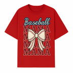 Baseball Mama T-Shirt with Bow, Cute Baseball Mom Graphic Tee, Softball Cheer Design for Sports Lovers and Fan Gifts - T-shirt 1758558732823.jpg