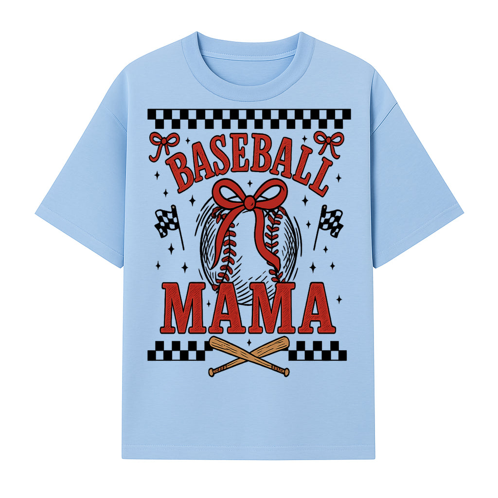 Baseball Mama Graphic Tee - Cute Sports Shirt for Baseball Moms, Softball Mom Gift, Vintage Style, Perfect for Game Day - T-shirt 1758558734639.jpg