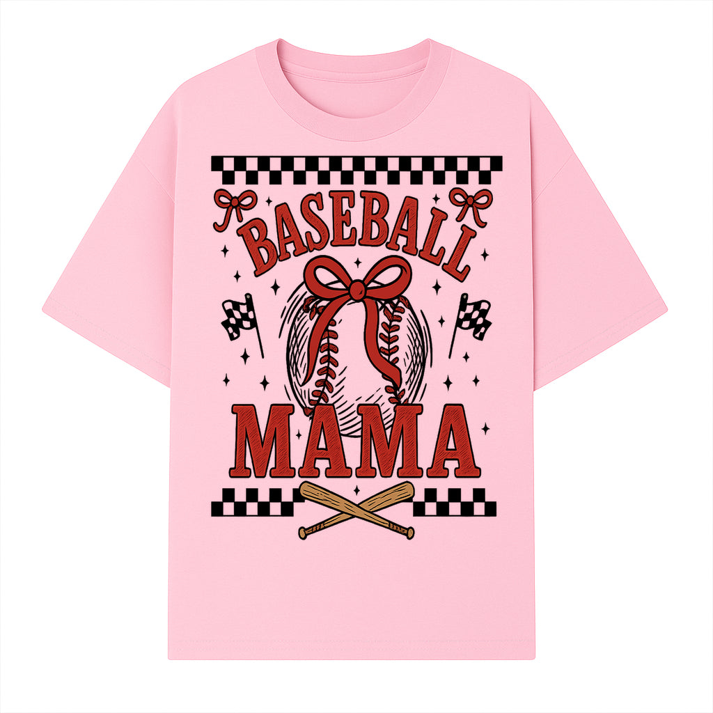 Baseball Mama Graphic Tee - Cute Sports Shirt for Baseball Moms, Softball Mom Gift, Vintage Style, Perfect for Game Day - T-shirt 1758558734786.jpg