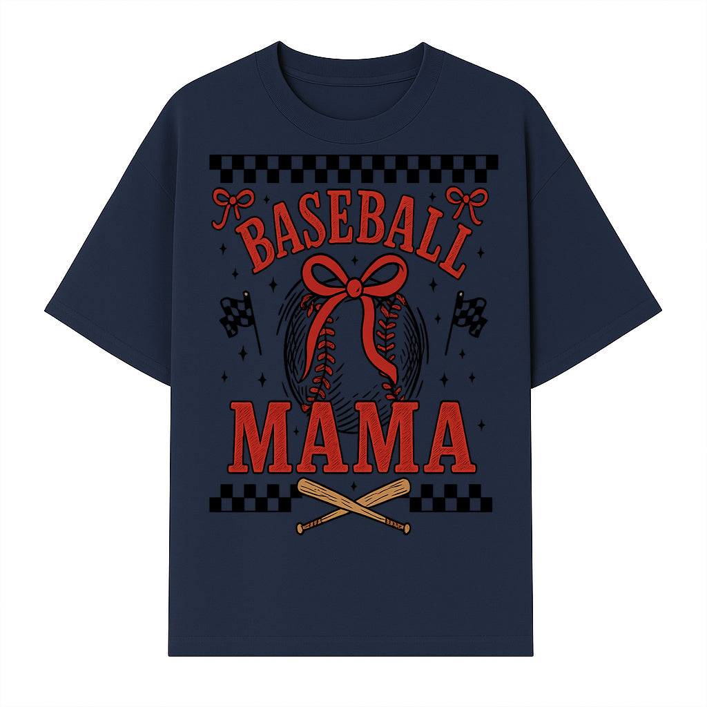 Baseball Mama Graphic Tee - Cute Sports Shirt for Baseball Moms, Softball Mom Gift, Vintage Style, Perfect for Game Day - T-shirt 1758558735027.jpg