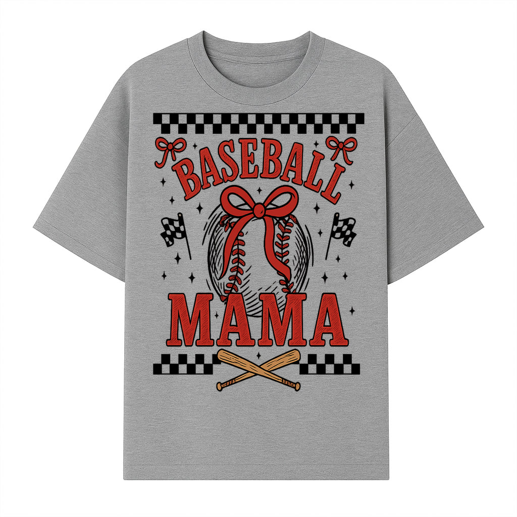 Baseball Mama Graphic Tee - Cute Sports Shirt for Baseball Moms, Softball Mom Gift, Vintage Style, Perfect for Game Day - T-shirt 1758558735269.jpg
