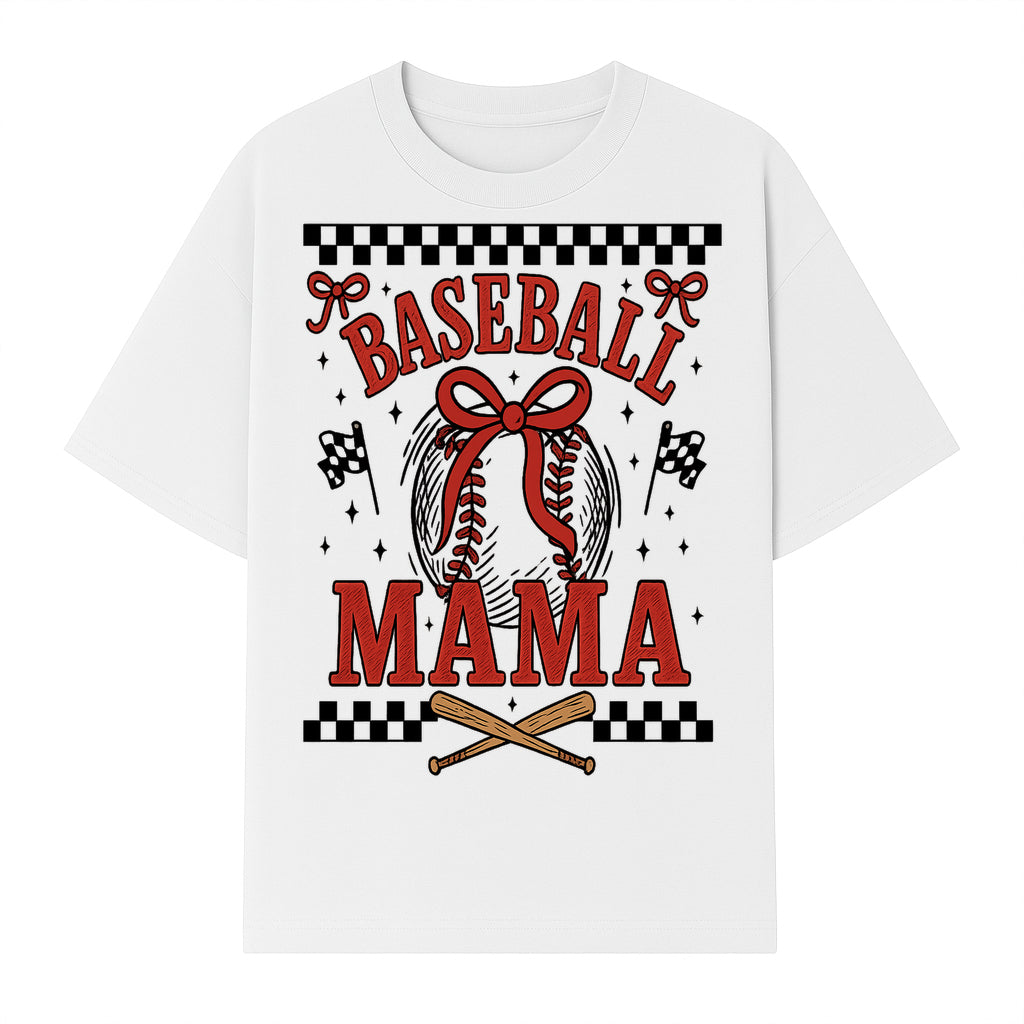 Baseball Mama Graphic Tee - Cute Sports Shirt for Baseball Moms, Softball Mom Gift, Vintage Style, Perfect for Game Day - T-shirt 1758558735400.jpg