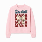Baseball Mama T-Shirt with Bow, Cute Baseball Mom Graphic Tee, Softball Cheer Design for Sports Lovers and Fan Gifts - Sweatshirt 1758558735479.jpg