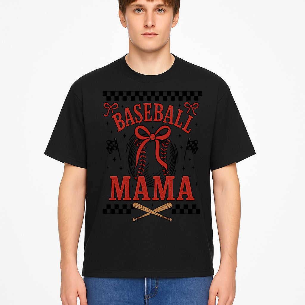 Baseball Mama Graphic Tee - Cute Sports Shirt for Baseball Moms, Softball Mom Gift, Vintage Style, Perfect for Game Day - T-shirt 1758558736536.jpg