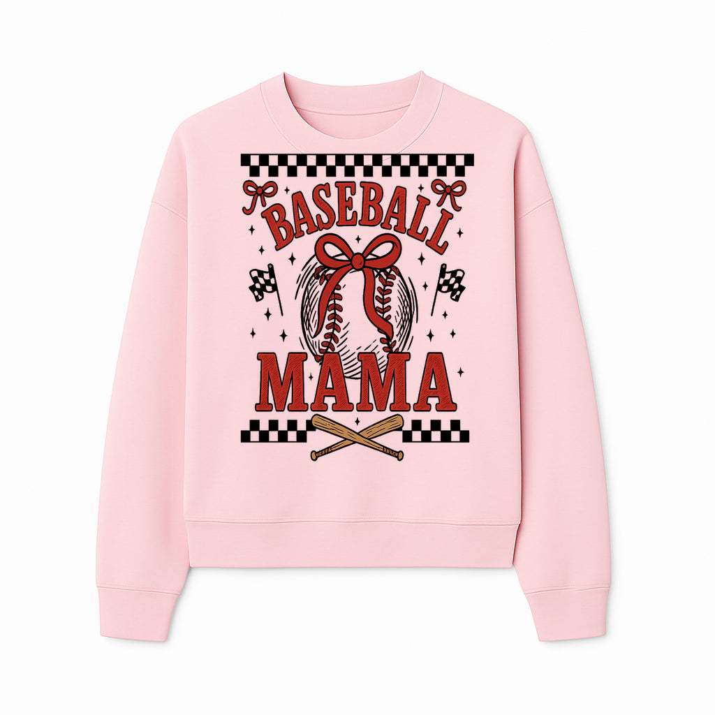 Baseball Mama Graphic Tee - Cute Sports Shirt for Baseball Moms, Softball Mom Gift, Vintage Style, Perfect for Game Day - Sweatshirt 1758558737649.jpg